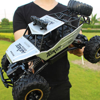Control Remoto por Radio 2.4G Profesional de Grado Hobby, Vehículos con Luces LED de Aleación 4WD, Alcance de 80m, Escala 1:12, Listo para Usar
