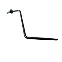 Poignée de remplacement en fer pour levier de commande hydraulique de chariot élévateur KaiHua, valve multivoies (noir) pour levage, inclinaison et déplacement latéral