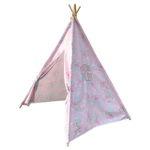 Hot Sale Eco-Friendly Customizable Indoor/Outdoor Play <b>Tent</b> for Kids Portable Polyester Cotton Design With Polished Technique - Product Image 1