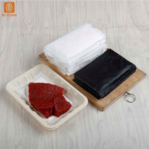 130*90mm Supermarket Factory Price Whole Sale Disposable High Quality Soaker <b>Paper</b> Absorbent Tray <b>Pad</b> for Meat Seafood Fruit - Product Image 4