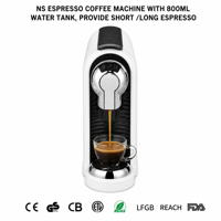 Machine à expresso 19 bars compatible avec les dosettes NS/ESE pour usage domestique et commercial