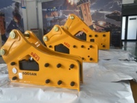 Marteau hydraulique SOOSAN SB50 Pro, brise-roche pour excavatrices de 11 à 16 tonnes, outil de démolition silencieux et efficace