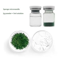 Sérum visage non invasif à base de plantes efficace avec éponge aux algues Microneedles pour le traitement de l'acné et l'élimination des cicatrices Masque crème chaude