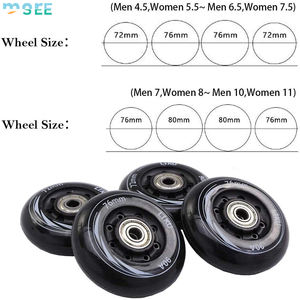 SeeMore toptan tekerlekli paten 4 tekerlekler Slalom rulo kayak ayakkabıları yetişkinler için paten - Product Image 3