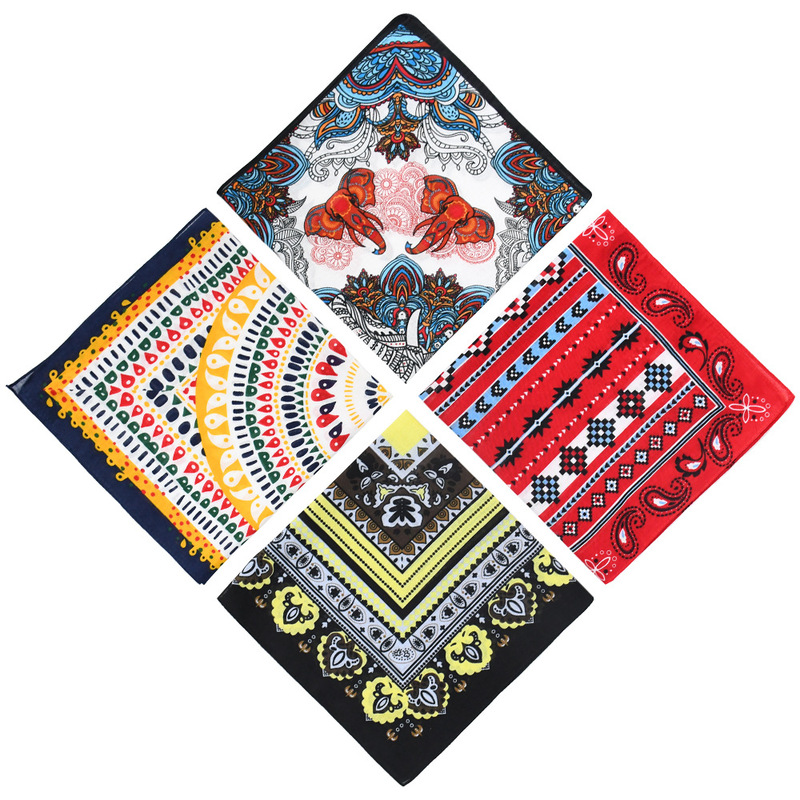 Floral patterned Multifunctional Headscarf Bandana with