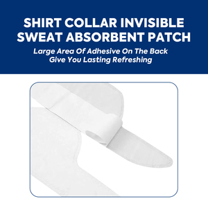 JUJUYN Protège-col jetable absorbant en non-tissé pour chemise, coussinet anti-<span class=keywords><strong>transpiration</strong></span> pour le col - Product Image 5