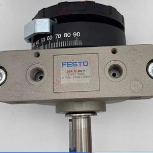 Cylindre oscillant Festo DSR-32-180-P, actionneur rotatif pneumatique, corps en aluminium, fabrication allemande - Product Image 3
