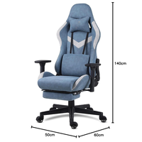 Nouvelle chaise de gaming au design moderne, chaise de bureau personnalisée, chaise de jeu vidéo de course avec accoudoirs 3D et siège pivotant à 360° pour la salle des créateurs de contenu