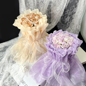 Regalo de graduación para personas mayores, ramo de jabón, ramo de rosas, regalo de cumpleaños para novia - Product Image 1