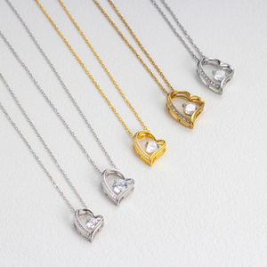 Moissanite 925 Wholesale <b>Cross</b> Border Multi Strategic Low Minimum Order Sandblasted Silver Necklace Online Meeting Zoom Style - Product Image 3