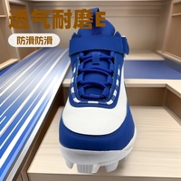 Chaussures de Baseball Professionnelles pour Hommes - Crampons de Baseball Doublés de Velours de Haute Qualité pour l'Entraînement Hivernal et Printanier