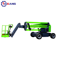 Elevador Telescópico Diesel Autopropelido com Altura de Trabalho de 30m, Capacidade de 230kg, Rotação de 360°, Tração 4x4 para Terreno Acidentado TaiGang