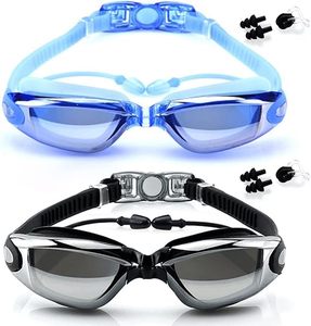 <span class=keywords><strong>Occhialini</strong></span> da <span class=keywords><strong>nuoto</strong></span> da corsa professionali per adulti giovani uomini donne in Silicone protezione UV impermeabile Anti-appannamento con lenti per PC - Product Image 1