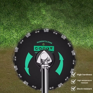 Lame de coupe d'arbre universelle, petit taille-haie, accessoires de <span class=keywords><strong>tondeuse</strong></span> à gazon, débroussailleuse, lame de scie à chaîne en acier inoxydable de 9 pouces - Product Image 6