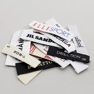 Private Woven Labels Custom Made for Clothing and Bags Sew-On Main Label for Garment and Bag Branding