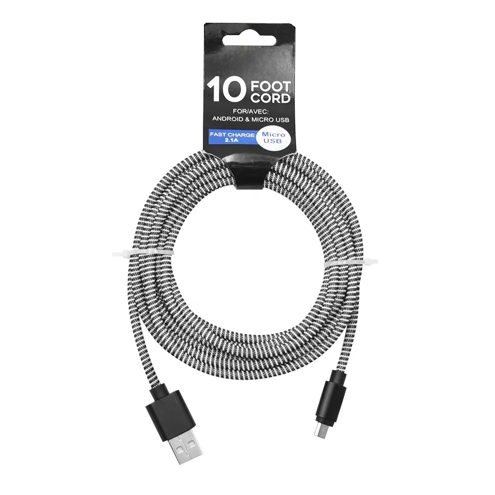 Лучшие продажи несколько логос OEM 3FT/6FT/10FT для быстрой зарядки Металлический Micro USB Тип C кабель для передачи данных и зарядки устройства для Iphone с этикеткой