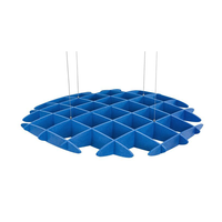 Panneau acoustique écologique insonorisant pour animaux de compagnie en 100% polyester Déflecteurs de plafond acoustiques