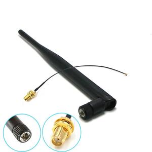 1 set 6dBi 2.4GHz 5GHz <span class=keywords><strong>antenne</strong></span> WiFi double bande + 1x15cm U.FL / to SMA-KY Cable Router colle stick <span class=keywords><strong>antenne</strong></span> - Product Image 4