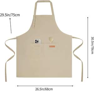 Polyester Custom <b>Aprons</b> Logo Kitchen Cleaning <b>Cooking</b> Restaurant <b>Apron</b> for Chef Sublimation - Product Image 5