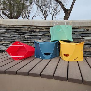 Taburete Plegable Portátil para Exteriores, Silla de Camping y Pesca, Taburete Plegable Tipo Canasta, Taburete de Plástico con Capacidad para 440 Libras (Muestra Gratis) - Product Image 3
