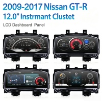 Tableau de bord numérique LCD Linux 12,0 pouces pour Nissan GTR GT-R avec prise en charge Carplay et fonction d'entrée HDMI