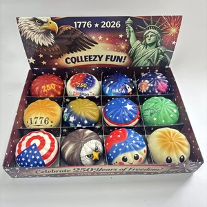 Édition USA 250e anniversaire - Squishy Buns - Jouets anti-stress patriotiques pour la Fête de l'Indépendance - Product Image 5
