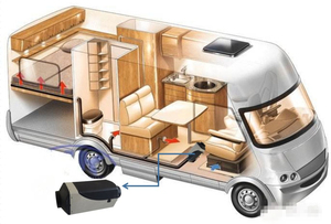 JP FJH-4/1C China Webasto 4kw 24v diesel air Parking <strong>Heater</strong> for Truck Compact Size Support Bluetooth Control - Product Image 6