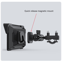 Perangkat Navigasi Portabel Sepeda Motor Android Layar Sentuh 7" Wireless CarPlay Tahan Air IP67 Dual untuk OEM/ODM