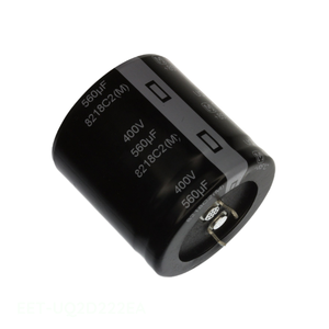 Condensateur original à traversage de trou en aluminium 2200µF 20% 200V SNAP TH 2200 µF EET-UQ2D222EA - Product Image 1