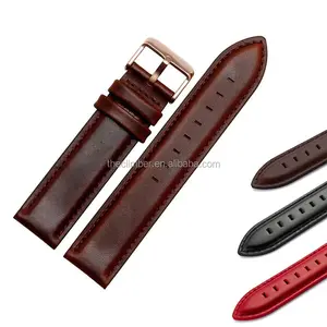 Pour bracelet de montre de luxe pour hommes, poinçons, 20mm, 22mm, 18mm, en cuir