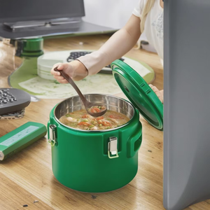 Ticari ve ev kullanımı büyük HotPot gıda ısıtıcısı çift duvar yalıtımlı gıda ısıtıcısı Set 3 adet 15/30/50L - Product Image 5