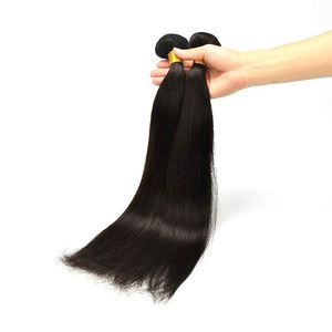 Sin procesar sedoso recto cabello humano <span class=keywords><strong>100</strong></span> por ciento de la india - Product Image 6