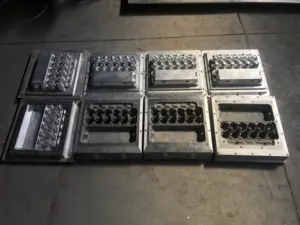 6 Cells Egg Box Mould For Small Egg Tray Production Equipment