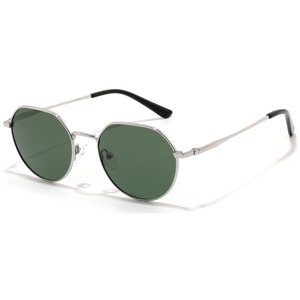 Gafas de Sol Unisex Ovaladas con Marco Metálico, Lentes Degradados en Morado, 100% Protección UV, Estilo Retro para Adultos - Product Image 5