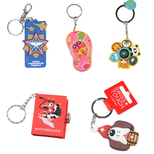 Quà Tặng Hot Bán Custom made DIY trống Anime Charms Keychain sang trọng 2D 3D thăng hoa Silicone Anime PVC Keychain - Product Image 3