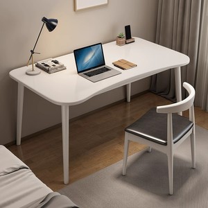 Solid Wood <b>Desk</b> Nordic Style 80cm100cm120cm140cm <b>Simple</b> Design For Bedroom Home Office Study <b>Desk</b> - Product Image 4