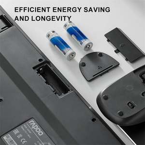 Rapoo 8200S <span class=keywords><strong>2.4G</strong></span> Mỏng 105 Phím Đa Phương Tiện Tiện Bàn Phím Chuột Combos Chuột Không Dây Và Bàn Phím - Product Image 3