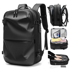 Sac à dos de compression sous vide multifonctionnel de grande capacité, sac à dos de voyage d'affaires pour hommes, imperméable, avec airbag - Product Image 1