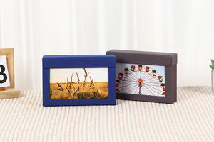 थोक 4x6 फोटो एल्बम संग्रह बॉक्स फ्रेम कार्डबोर्ड कपड़ा कवर शादी के स्नातक बच्चे परिवार की तस्वीरें - Product Image 4