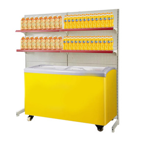 Sou Mi Ka Supermarket <b>Shelves</b> 5 Layer Double Sided Heavy Duty Perforated Steel Storage <b>Rack</b> - Product Image 4