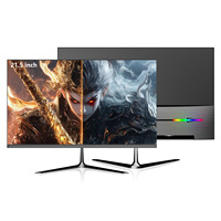 Monitor Komputer OEM 21.5 Inci 120Hz 1080p FHD IPS 99%sRGB Waktu Respons 1ms Tanpa Bingkai 3 Sisi Anti-Cahaya Biru LCD