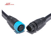 Connecteur de câble pour vélo électrique 12 broches M16, étanche IP67