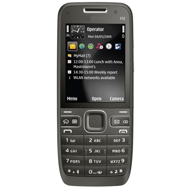 Free Shipping NK E52 Factory Unlocked Symbian Gaming Cheap Classic Bar Mobile Phone by Post Phones Mobile Android Feature Phone