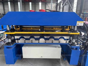 Panel de techo de alta calidad Máquina de azulejos esmaltados Máquina formadora de techos de azulejos esmaltados Máquina formadora de rollos de azulejos esmaltados - Product Image 2