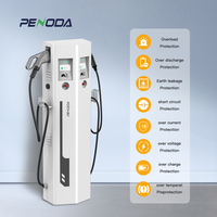 Chargeur rapide PENODA EV DC 30Kw DC 22Kw AC hybride combiné, station de recharge rapide pour voiture électrique, IP55, utilisation en extérieur, état neuf, CCS