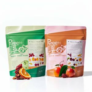 Custom <b>Reusable</b> Sealable Plastic Packaging Aluminium Foil Bag <b>Food</b> Dried Fruit Stand up <b>Pouch</b> - Product Image 4