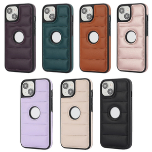Étui de protection pour téléphone portable en cuir PU pour <span class=keywords><strong>iPhone</strong></span> 15/15 Pro Max/15 Pro/15 Plus, protection intégrale, antidérapant, style piano - Product Image 1