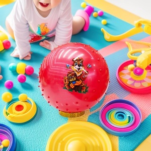 Bóng rổ bơm hơi 22cm, nhãn hiệu Semi-<span class=keywords><strong>massage</strong></span>, có thể tùy chỉnh logo, nhiều mẫu thiết kế hoạt hình, chất liệu PVC - Product Image 2