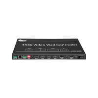 Procesador de Empalme Rotatorio VWC-409R, Controlador de Video Wall 59, 5 Entradas 9 Salidas, Pantalla LED Multifunción Horizontal