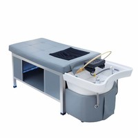 Nouveau Lit de Massage Électrique Moderne en Cuir PU pour Hôtel, Chaise de Lavage de Cheveux, Table de Massage, Lit de Spa pour Shampoing Corporel